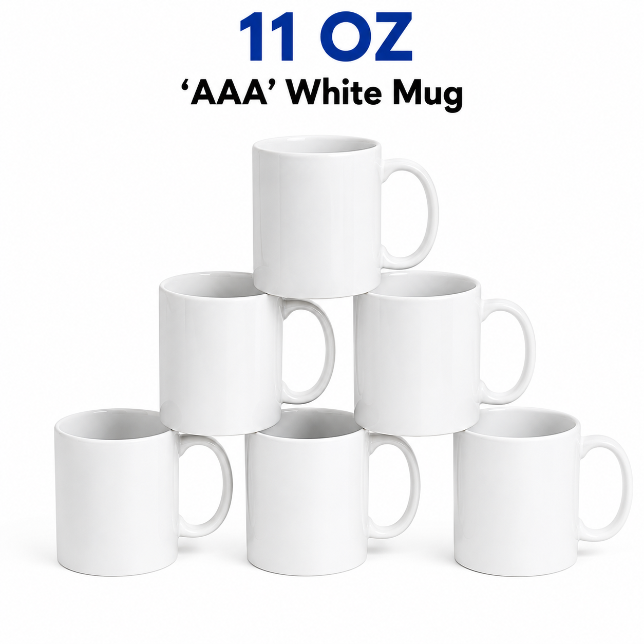 11 OZ 'AAA' White Mug