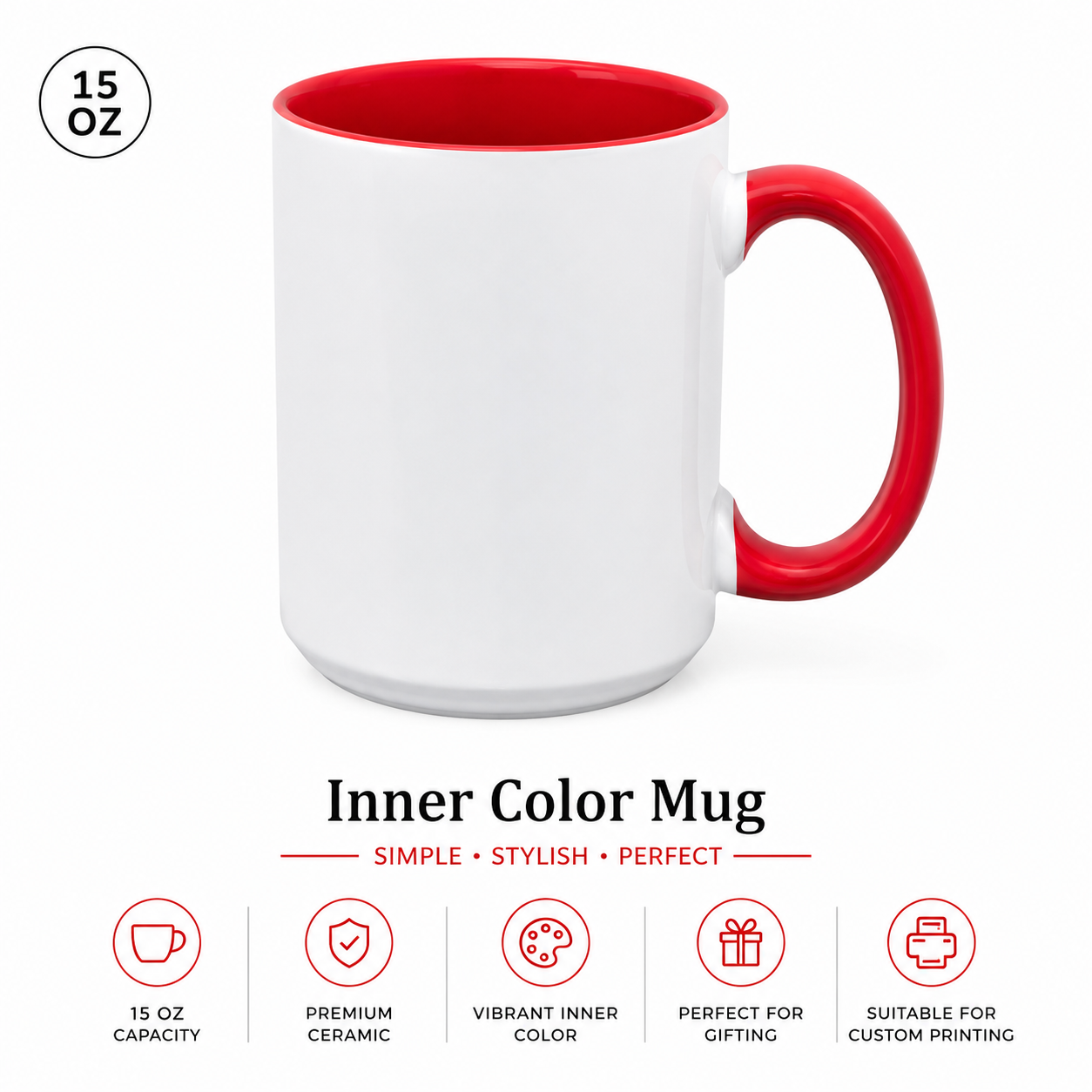 15 OZ Inner Color Mug