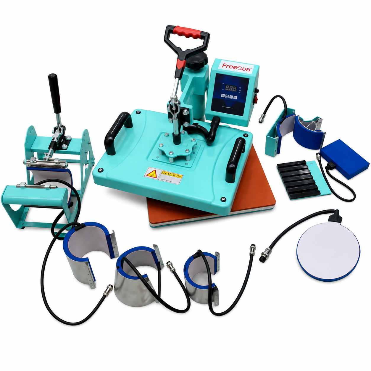 8 in 1 Combo HEAT PRESS   MINT GREEN 12x15