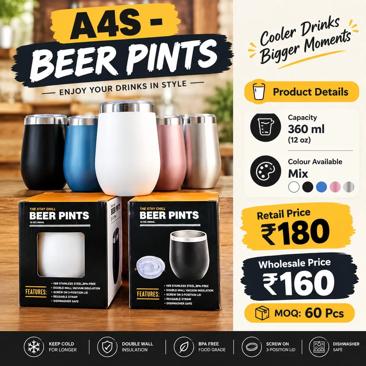 A4S Beer Print (360ml)