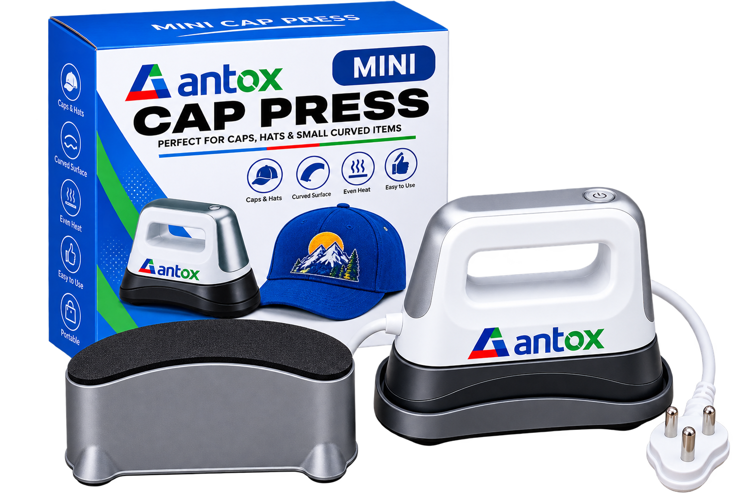 Antox Mini Cap Heat Press Machine