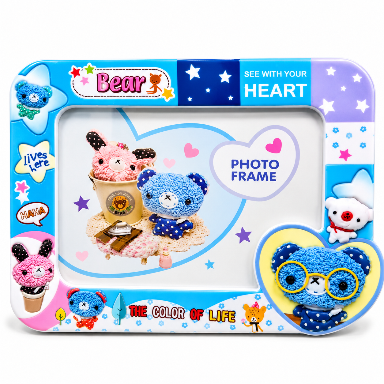 Bear Theme Photo Frame ( Size: 4×6 inches )