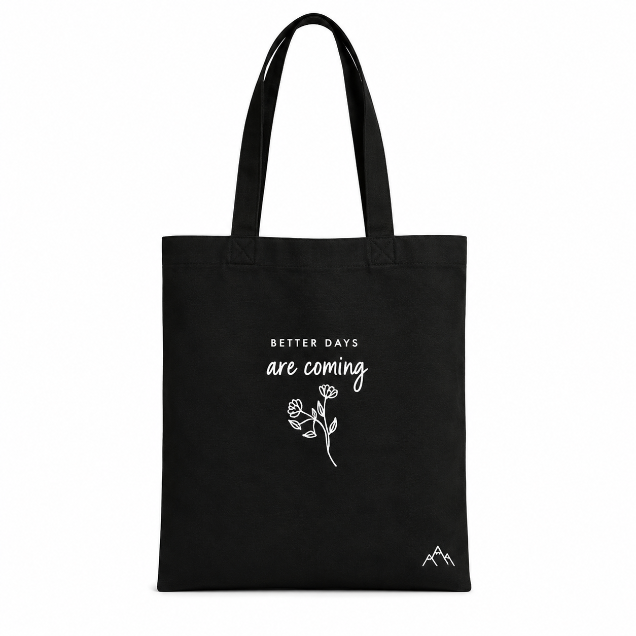 Black Cotton Tote Bag