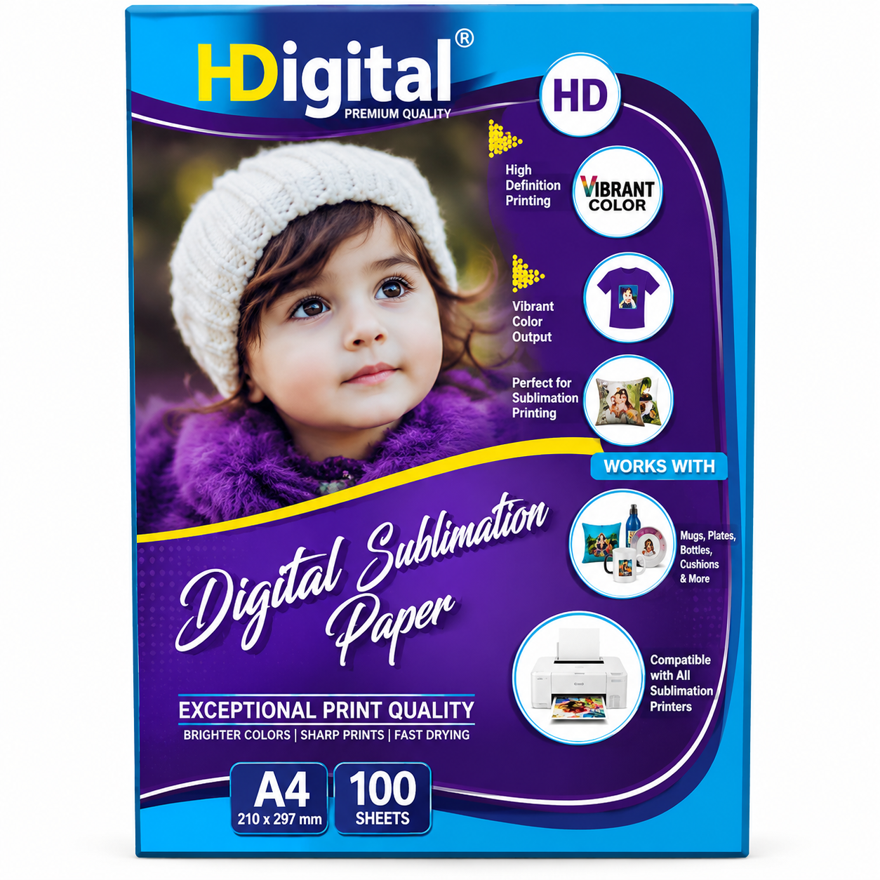 Digital Sublimation Paper ( 100 Sheets )