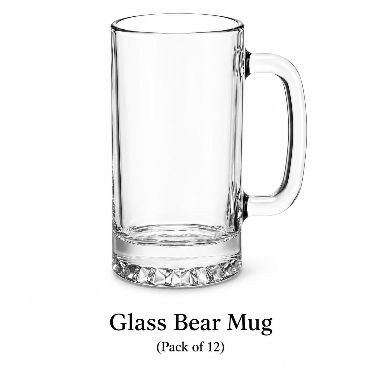 Glass Bear Mug – Pack of 12
