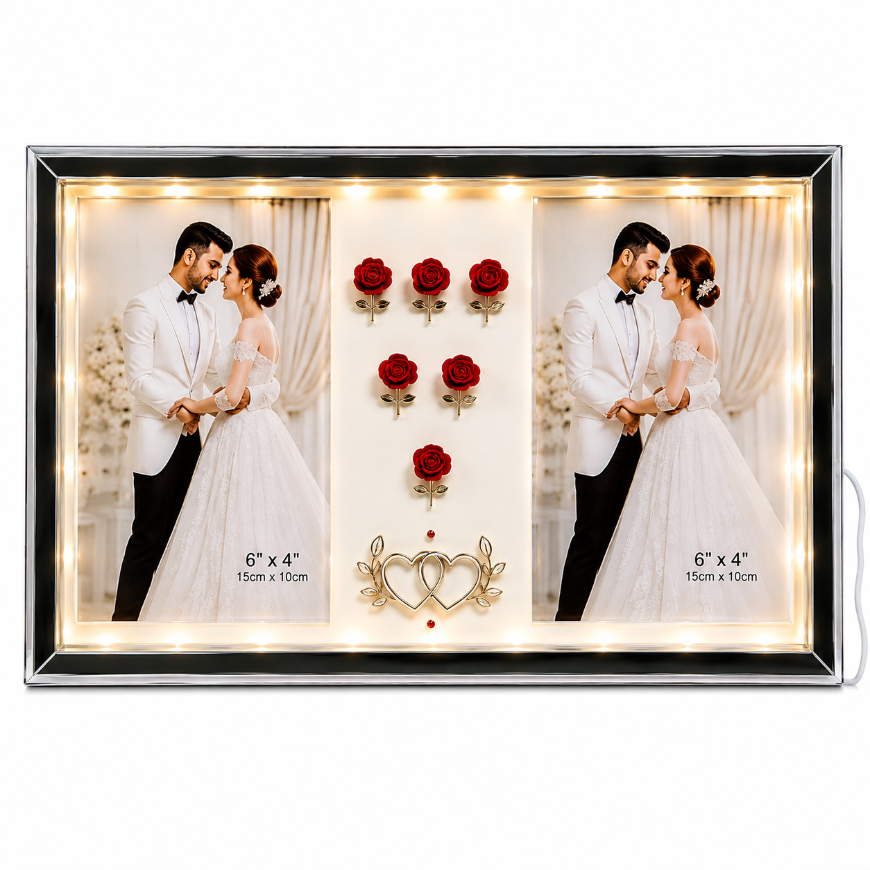 Imported LED Photo Frame (Size: 6 × 4 Inches)