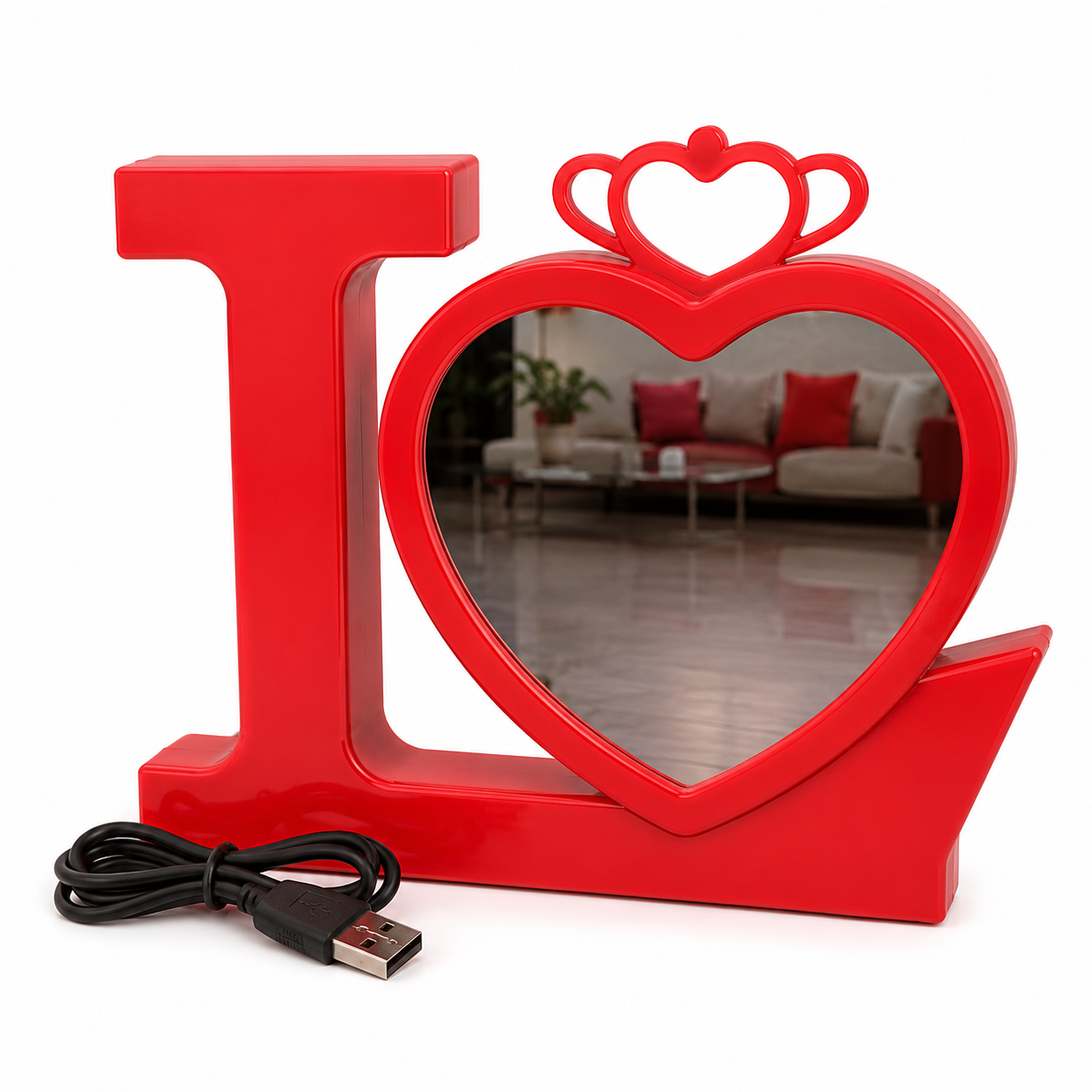 Love Shape King Magic Mirror