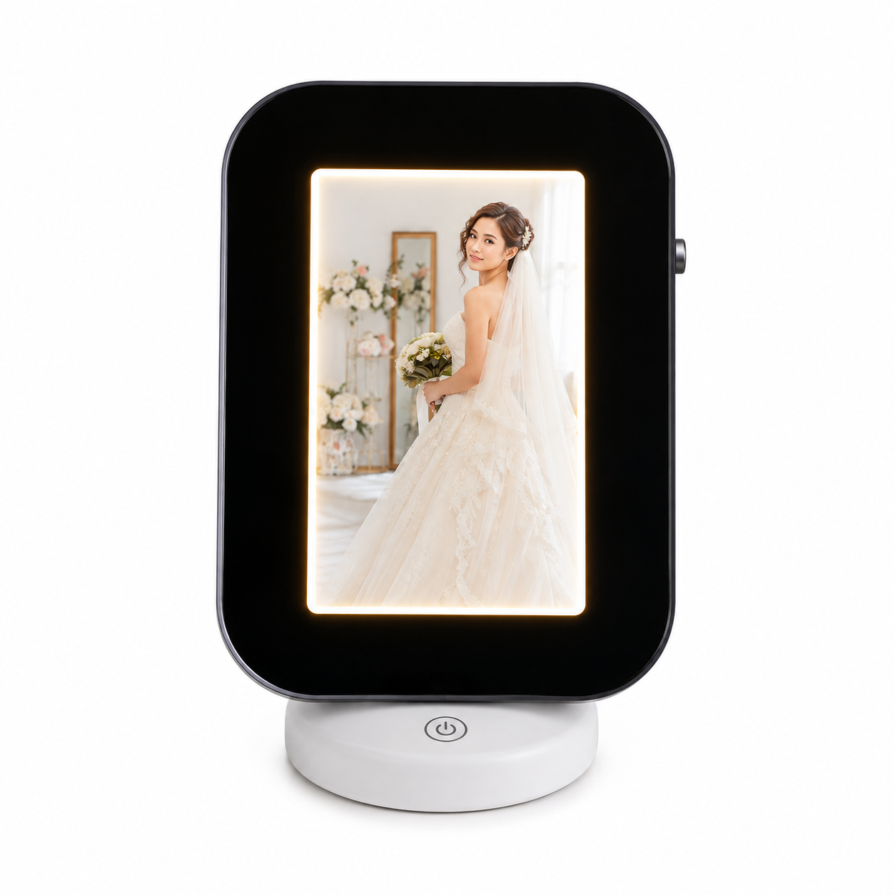 Magic Mirror with stand ( LED )