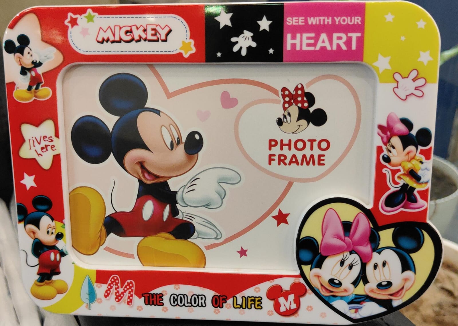 Mickey & Minnie Photo Frame ( Size- 4x6 )