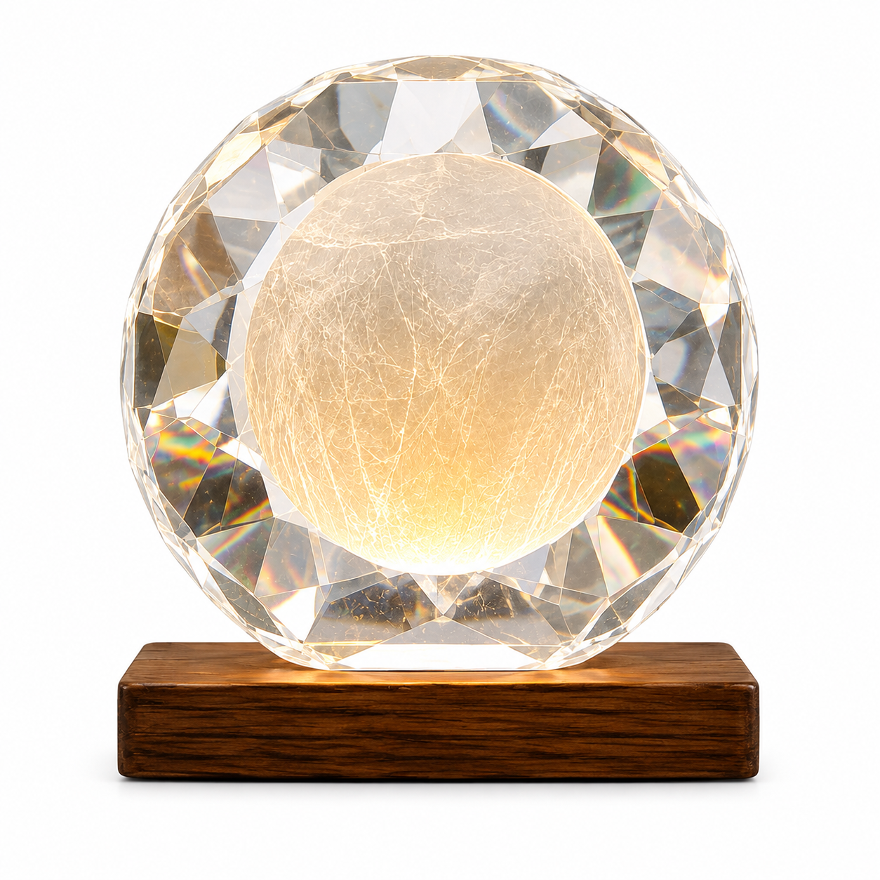 Natural Crystal LED Decorative Lamp (Model: AKC05)