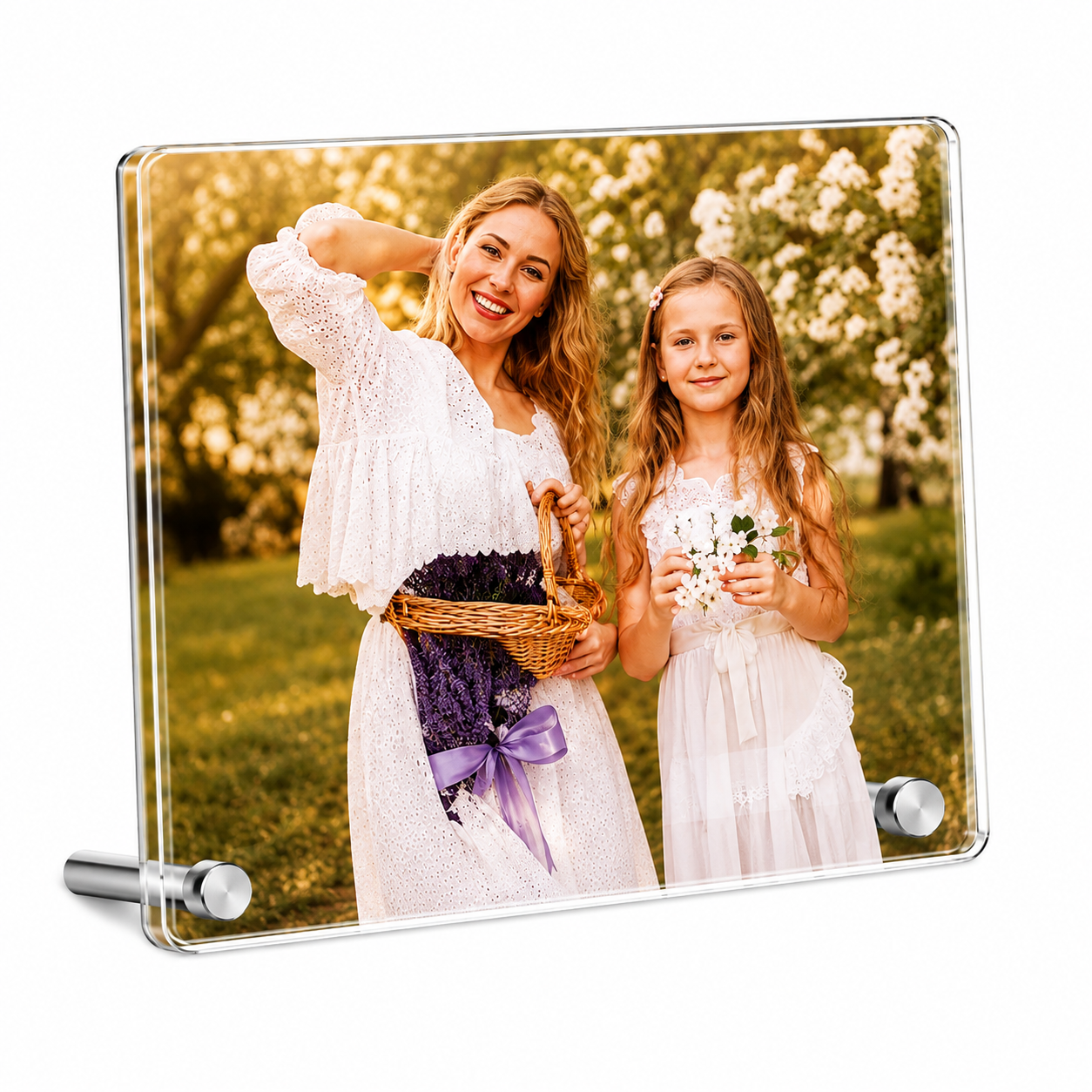 Personalized Acrylic Photo Frame (Size: 6 × 8 Inches)