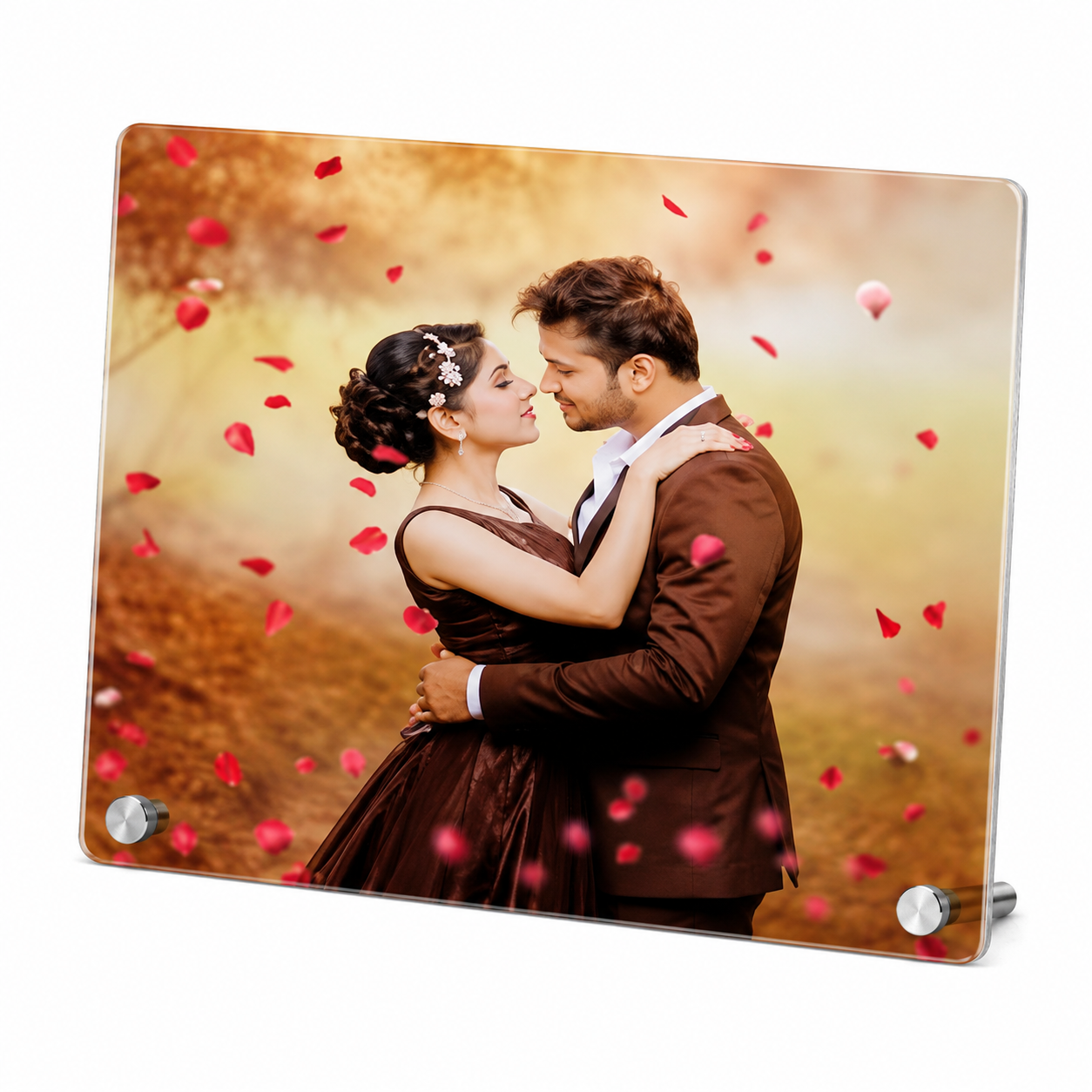 Personalized Acrylic Photo Frame (Size: 8 × 10 Inches)