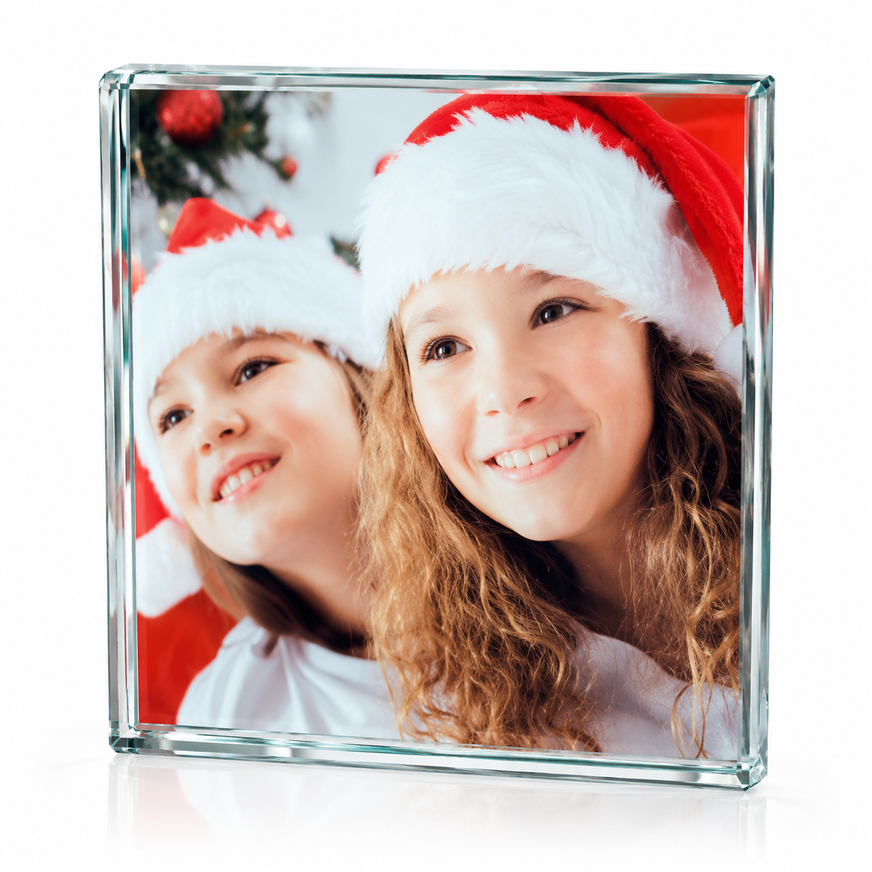 Personalized Crystal Glass Photo Frame (Model: BL25)