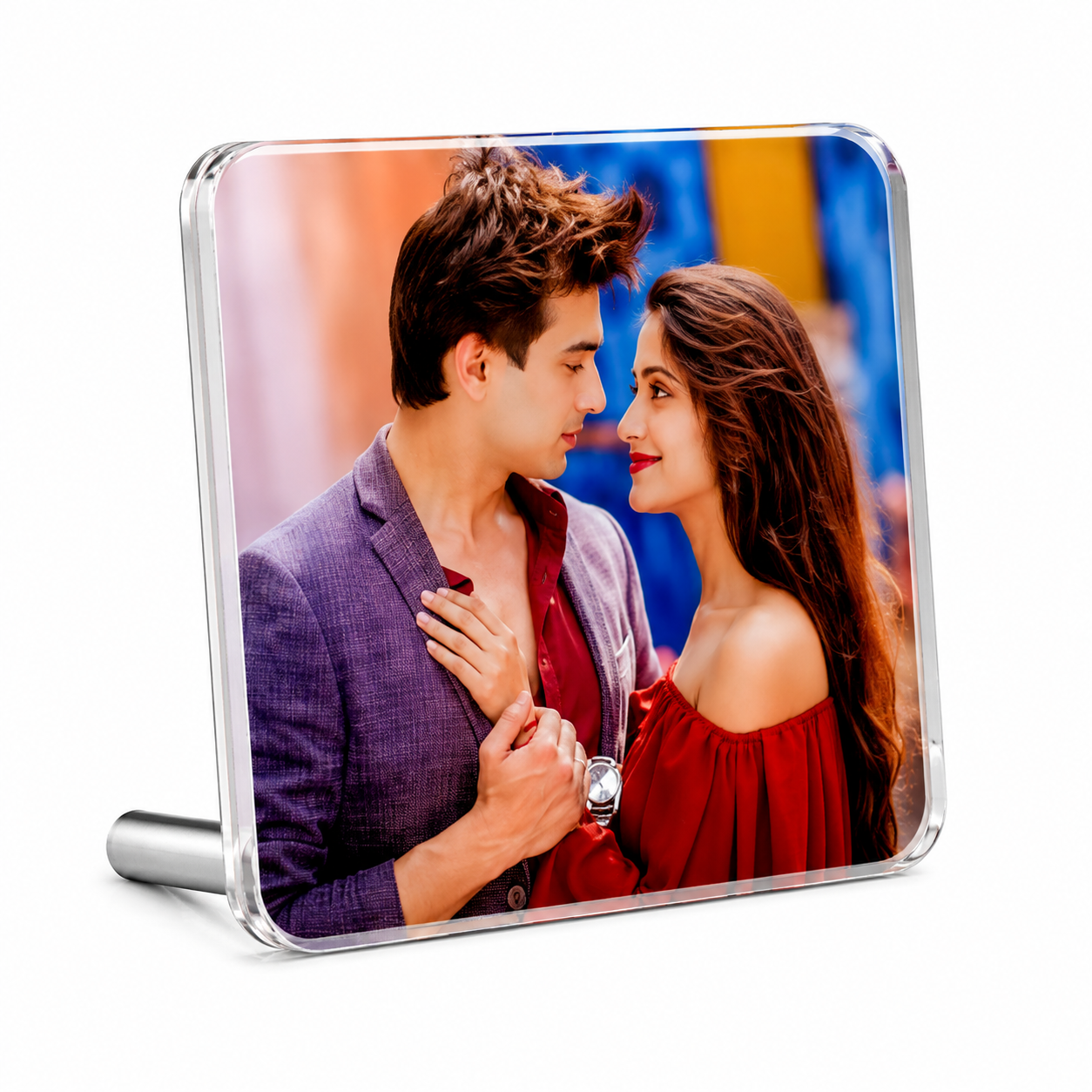 Personalized MDF Photo Frame (Size: 6 × 6 Inches)