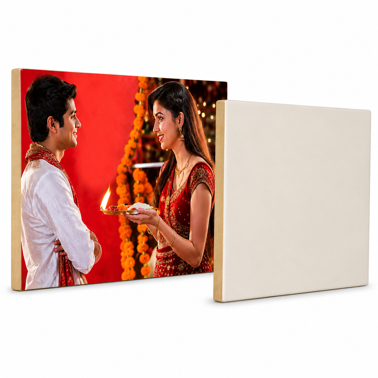 Personalized Photo Tile (Size: 8 × 12 Inches)