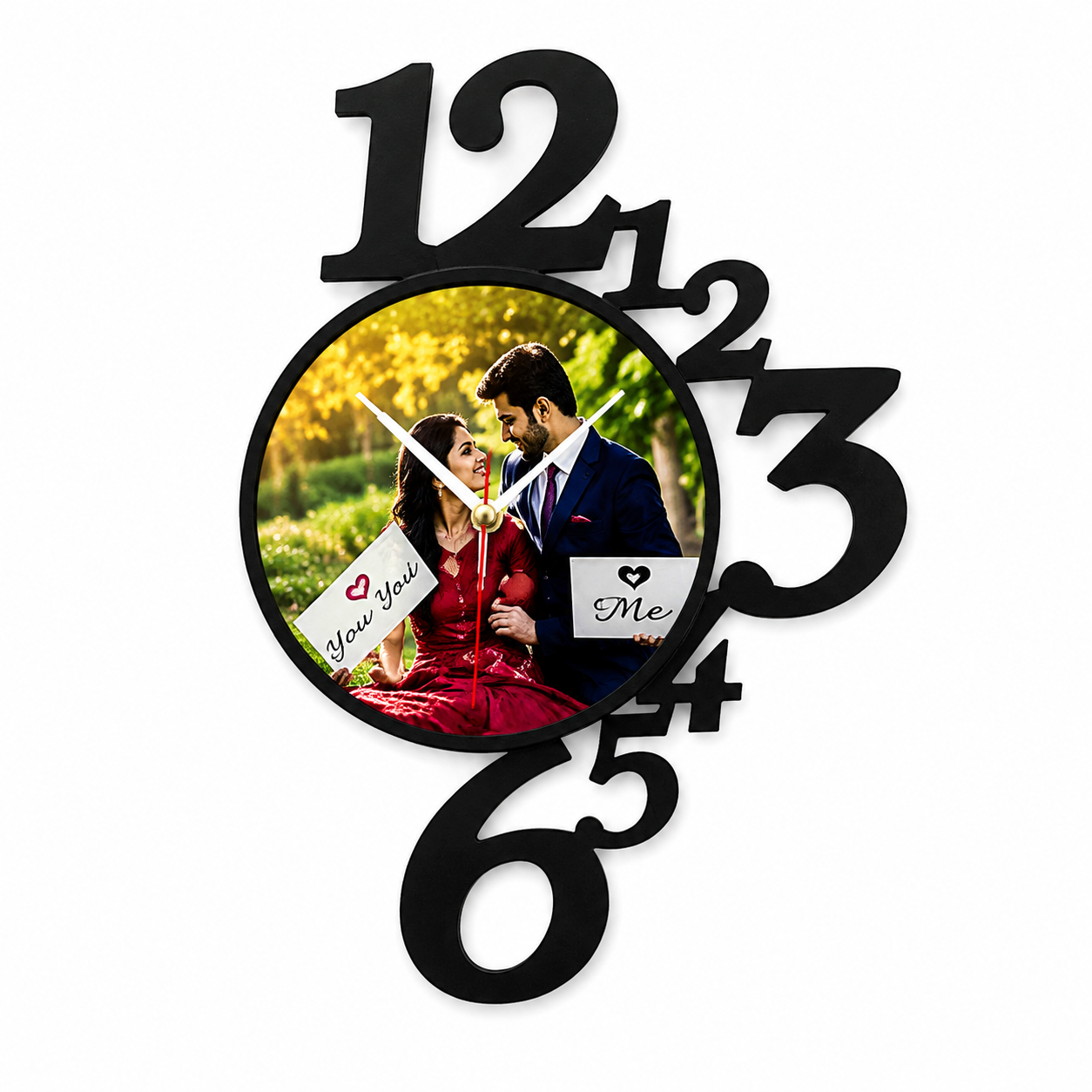 Personalized Photo Wall Clock (Model: AKW011)