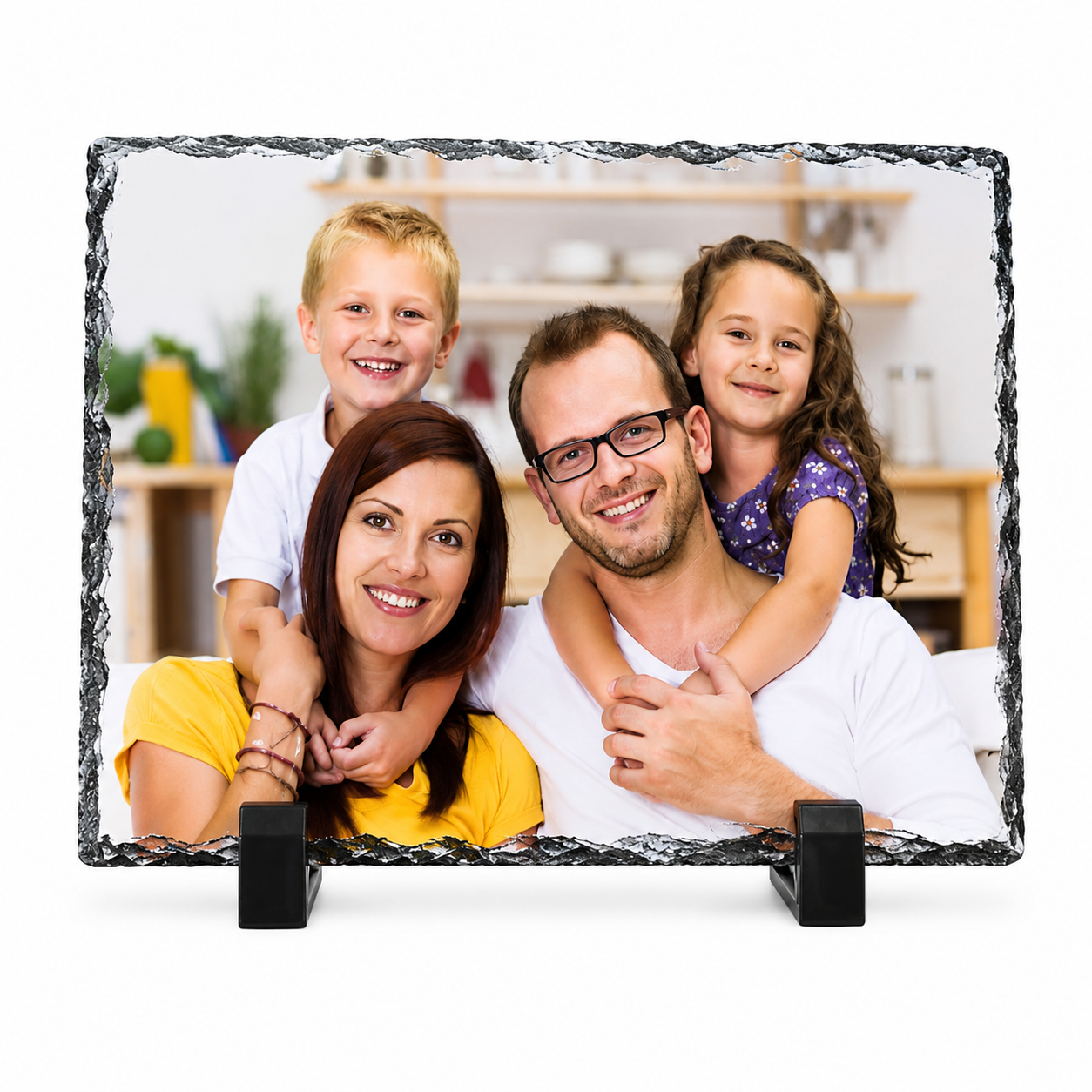 Personalized Stone Photo Slate (Size: 13 × 18 cm)