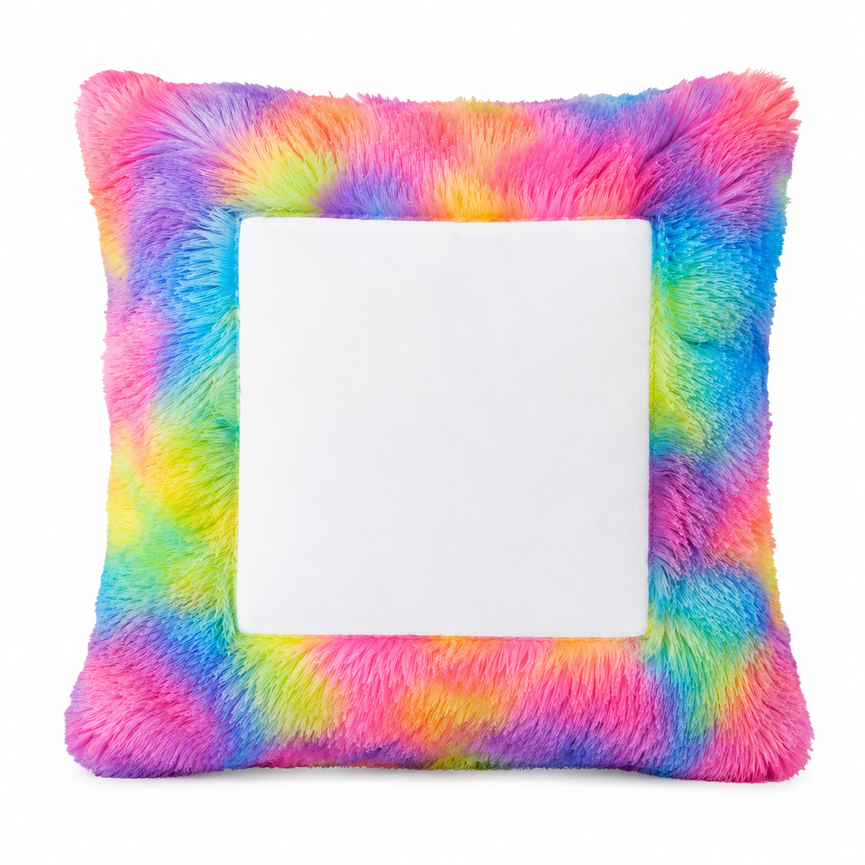 Square Rainbow Cushion