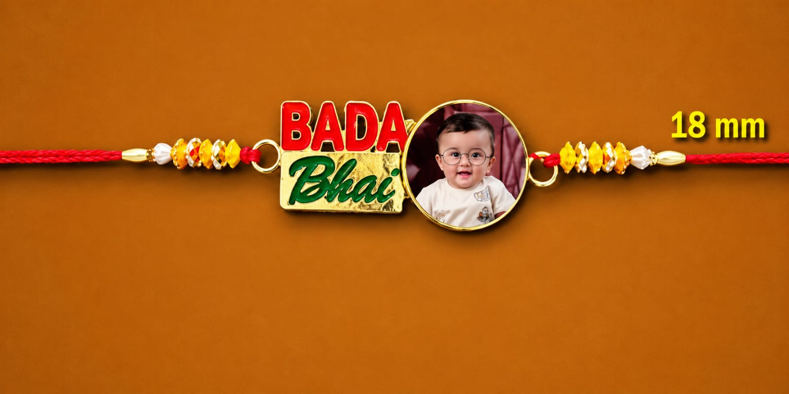 Sublimation Metal Rakhi 04