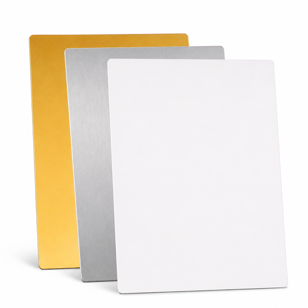 Sublimation Metal Sheets ( Gold, Silver, and White )