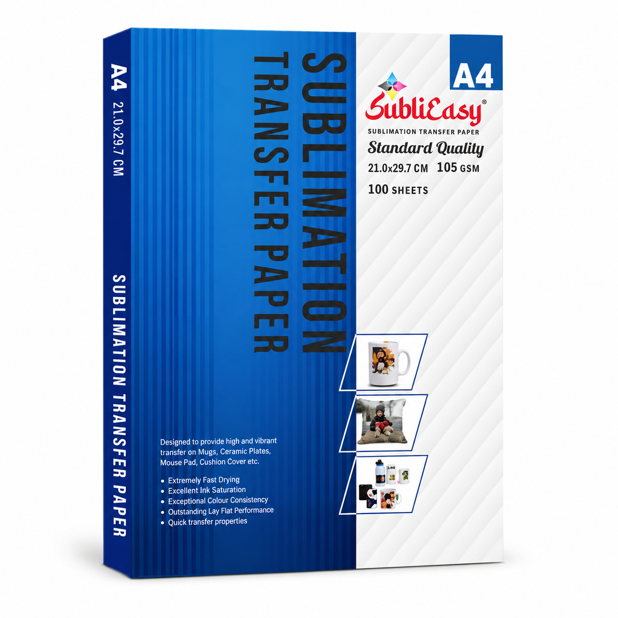 tandard A4 Sublimation Transfer Paper ( 100 Sheets )