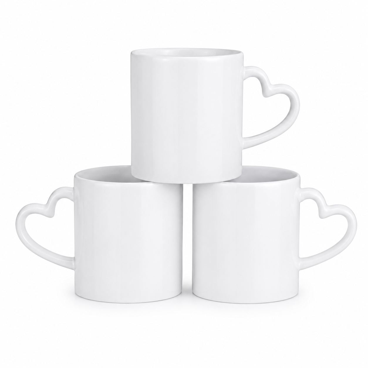 white ceramic mugs