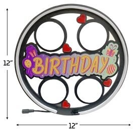 Sublimation MDF Neon Light Frame (Pack of 5) -A4Skart