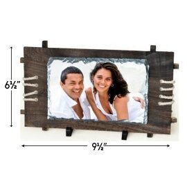 (Pack of 5) Blank Sublimation Rock Sqare Shape Photo Frame -A4Skart